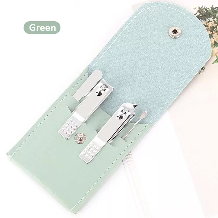 PU Кожаная сумка 4pcs nail Clipper набор